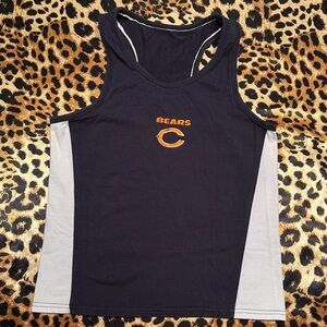 Chicago Bears Embroidered Cropped Tank Top